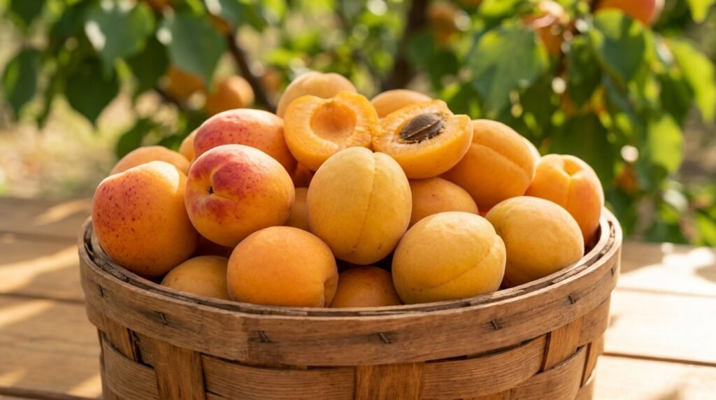 Colour of apricots